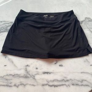 Avita Black Tennis Skort